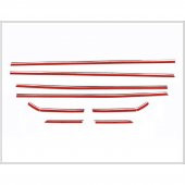 Leonacs Fams Otomotiv Focus 3 Sedan Krom Cam Çıtası 8 parça 2010-2018 arası Paslanmaz Çelik - 6