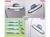 Leonacs Fams Otomotiv VW Sharan Krom Kapı Kolu 4 Kapı 1995-2010 arası Paslanmaz Çelik Çift Delik thumbnail 1