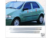 Leonacs Fams Otomotiv Fiat Palio Krom Cam Çıtası 4 parça 1998 ve üzeri Paslanmaz Çelik - 1