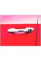 Leonacs Fams Otomotiv VW T-Roc Krom Kapı Kolu 4 Kapı 2017 ve Sonrası Paslanmaz Çelik thumbnail 4