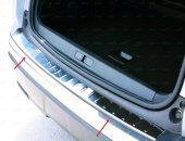 Leonacs Fams Otomotiv Peugeot 3008 Krom Arka Tampon Üstü Koruma 2016 Üzeri Paslanmaz Çelik - 1