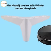 Napoli Lüks Mobilya Kanepe Sehpa Puf Koltuk Ayağı 10 Cm Beyaz Baza Ayakları thumbnail 2