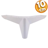 Napoli Lüks Mobilya Kanepe Sehpa Puf Koltuk Ayağı 10 Cm Beyaz Baza Ayakları thumbnail 1