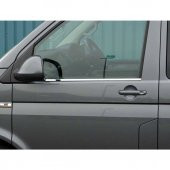 Leonacs Fams Otomotiv VW T6 Transporter Krom Cam Çıtası 2 parça 2015 ve üzeri Paslanmaz Çelik - 1