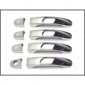 Leonacs Fams Otomotiv VW T6 Transporter Krom Kapı Kolu 4 Kapı 2015 ve üzeri Paslanmaz Çelik thumbnail 2