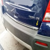 FAMS OTO AKSESUAR Chevrolet TRAX Krom Bagaj Alt Çıtası 2012 Üzeri Paslanmaz Çelik - 1