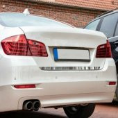 FAMS OTO AKSESUAR Bmw 5 Serisi Krom Bagaj Alt Çıtası 2009-2016 Paslanmaz Çelik - 1