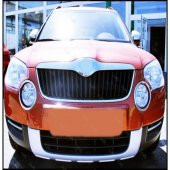 FAMS OTO AKSESUAR Skoda Yeti Krom Sis Çerçevesi 2 Parça 2009 Üzeri Paslanmaz Çelik - 1
