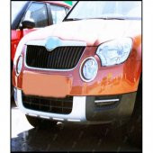 FAMS OTO AKSESUAR Skoda Yeti Krom Sis Çerçevesi 2 Parça 2009 Üzeri Paslanmaz Çelik - 2