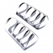 FAMS OTO AKSESUAR Peugeot Partner Krom Stop Çerçeve 2 Parça 1996-2008 Arası Paslanmaz Çelik - 2