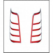 FAMS OTO AKSESUAR Peugeot Partner Krom Stop Çerçeve 2 Parça 1996-2008 Arası Paslanmaz Çelik - 3