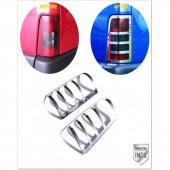 FAMS OTO AKSESUAR Peugeot Partner Krom Stop Çerçeve 2 Parça 1996-2008 Arası Paslanmaz Çelik - 1