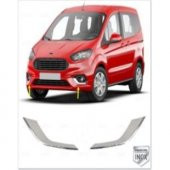 FAMS OTO AKSESUAR Courier Krom Sis Farı Çerçevesi 2 Parça 2018-2024 Paslanmaz Çelik thumbnail 2