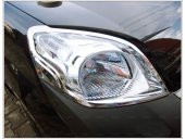 FAMS OTO AKSESUAR Fiat Fiorino Krom Far Çerçevesi 2 parça 2008 ve üzeri Paslanmaz Çelik - 1