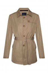 Bol Kalıp Bej Erkek Trençkot - 1