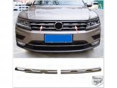 FAMS OTO AKSESUAR VW Tiguan Krom Ön Panjur 2 prç. 2016-2020 arası uyumlu  Paslanmaz Çelik - 1
