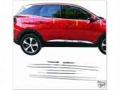 Fams Oto Aksesuar Peugeot 3008 Krom Cam Çıtası 8 Parça 2016 Ve Üzeri Paslanmaz Çelik - 1
