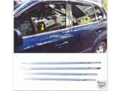 FAMS OTO AKSESUAR Hyundai Tucson Krom Cam Çıtası 4 prç. 2004-2010 Paslanmaz Çelik - 1