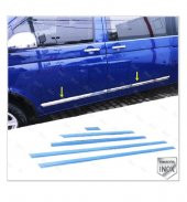 FAMS OTO AKSESUAR VW T5 Multivan Krom Yan Kapı Çıtası 5 prç 2004-2015 P.ÇELİK (KISA ŞASE) - 1