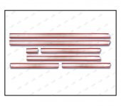 FAMS OTO AKSESUAR VW T5 Multivan Krom Yan Kapı Çıtası 7 prç 2004-2015 P.ÇELİK (UZUN ŞASE) - 3