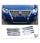 FAMS OTO AKSESUAR VW Passat B6 Krom Ön Panjur 8 prç. 2005-2010 arası P. Çelik thumbnail 1