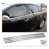 FAMS OTO AKSESUAR VW Jetta Krom Cam Çıtası 4 prç. 2005-2011 P. Çelik - 1