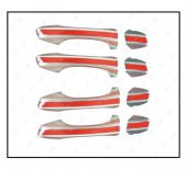 FAMS OTO AKSESUAR VW Golf 6 Krom Kapı Kolu 4 Kapı 2009-2013 arası P.Çelik thumbnail 2