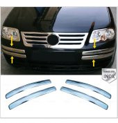 FAMS OTO AKSESUAR VW CADDY KROM TAMPON KAŞI 4 PRÇ.  2004-2010 ARASI P.ÇELİK thumbnail 1