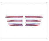 FAMS OTO AKSESUAR VW Caddy LIFE Krom Ön Panjur 6 prç. 2007-2010 Arası P.Çelik thumbnail 4