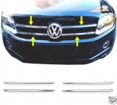 FAMS OTO AKSESUAR VW Amarok Krom Ön Panjur 4 parça 2010 ve üzeri Paslanmaz Çelik - 1