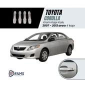 FAMS OTO AKSESUAR Toyota Corolla Krom Kapı Kolu 4 Kapı 2007-2012 P.Çelik - 1