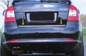 FAMS OTO AKSESUAR Skoda Octavia Krom Alt Bagaj Çıtası 2004-2013 P. Çelik (SEDAN) - 1