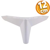 Napoli Lüks Mobilya Kanepe Sehpa Puf Koltuk Ayağı 12 cm Beyaz Baza Ayak - 1