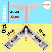 Napoli Lüks Mobilya Kanepe Sehpa Puf Koltuk Ayağı 12 cm Beyaz Baza Ayak - 4