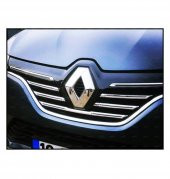 FAMS OTO AKSESUAR Renault Megane 4 Krom Ön Panjur 5 prç. 2016-2020 Arası P. Çelik thumbnail 2