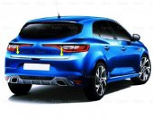 FAMS OTO AKSESUAR Renault Megane 4 HB Krom Bagaj Alt Çıtası 2015 Üzeri P. Çelik - 1