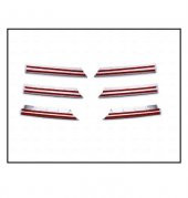 FAMS OTO AKSESUAR Renault Megane 2 Krom Ön Panjur 6 prç. 2002-2006 Arası P. Çelik thumbnail 4