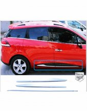 FAMS OTO AKSESUAR Renault Clio 4 GRANDTOUR Krom Yan Kapı Çıtası 4 kapı 2012 ve üzeri  P.ÇELİK - 1