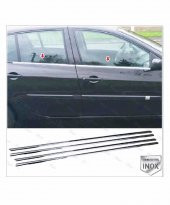 FAMS OTO AKSESUAR Renault Clio 3 HB Krom Cam Çıtası 4 prç. 2005-2012 P. Çelik - 1