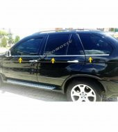 FAMS OTO AKSESUAR BMW X5 Krom Cam Çıtası 6 prç. 1999-2007 P. Çelik - 1