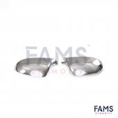 FAMS OTO AKSESUAR Audi A6 Krom Ayna Kapağı 2 parça 2008-2011 arası Paslanmaz Çelik - 2