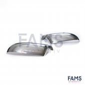 FAMS OTO AKSESUAR Audi A6 Krom Ayna Kapağı 2 parça 2008-2011 arası Paslanmaz Çelik - 4