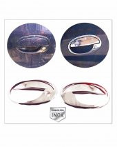 FAMS OTO AKSESUAR Opel Corsa C Krom Kapı Kolu+Çerçeve 2 Kapı 2000-2007 P. Çelik - 1