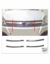 FAMS OTO AKSESUAR Opel Astra H Krom Ön Panjur 4 prç. 2004-2010 Arası P. Çelik thumbnail 1