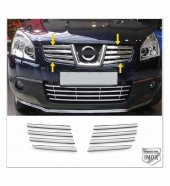FAMS OTO AKSESUAR Nissan Qashqai Krom Ön Panjur 8 prç. 2007-2010 P. Çelik - 1