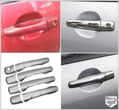 FAMS OTO AKSESUAR Mitsubishi Lancer 9 Krom Kapı Kolu 4 Kapı 2000-2007  Paslanmaz Çelik thumbnail 2