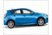 FAMS OTO AKSESUAR Mazda 3 HB Krom Cam Çıtası 4 prç. 2008-2014 arası Paslanmaz Çelik - 2