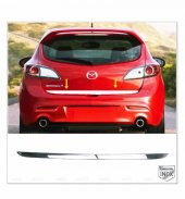 FAMS OTO AKSESUAR Mazda 3 HB Krom Bagaj Alt Çıtası 2008-2014 ARASI P.Çelik - 1