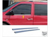 FAMS OTO AKSESUAR Mercedes Vito W638 Krom Cam Çıtası 2 parça 1996-2003 arası Paslanmaz Çelik - 1