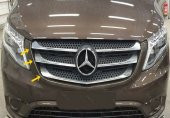 FAMS OTO AKSESUAR Mercedes  Vito W447 Krom Ön Panjur 5 prç. 2014-2019 P. Çelik - 1
